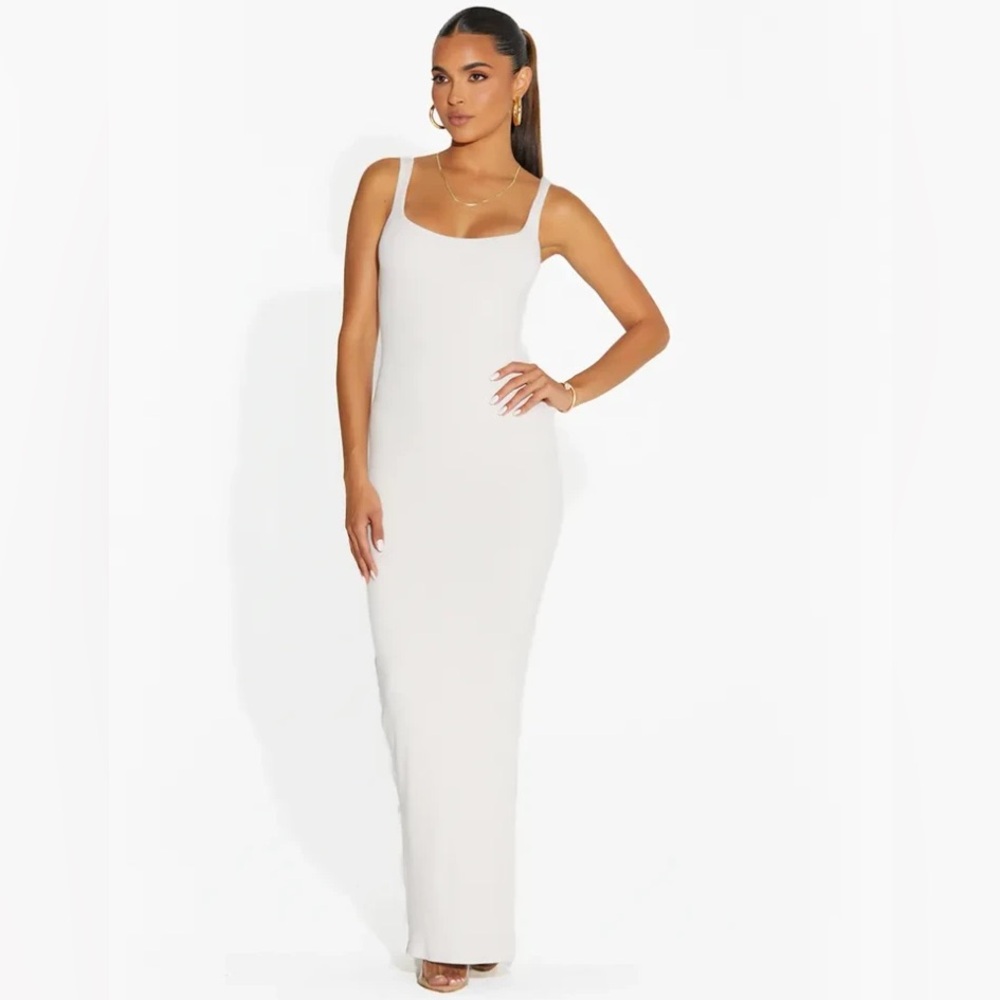 Naked Wardrobe Ribbed Energy Dress
